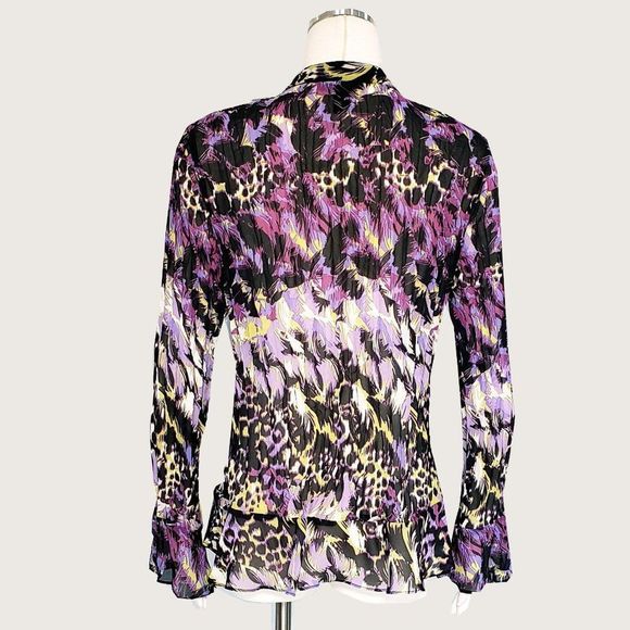 Style&co. Pleated Floral Blouse NWOT - Picture 5 of 7